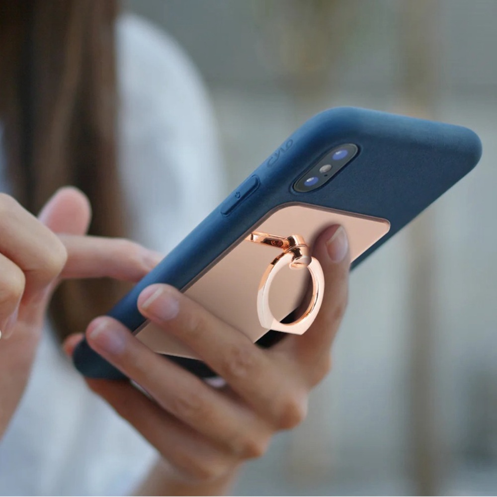 NWT MIRROR PHONE RING STAND by CYLO®
